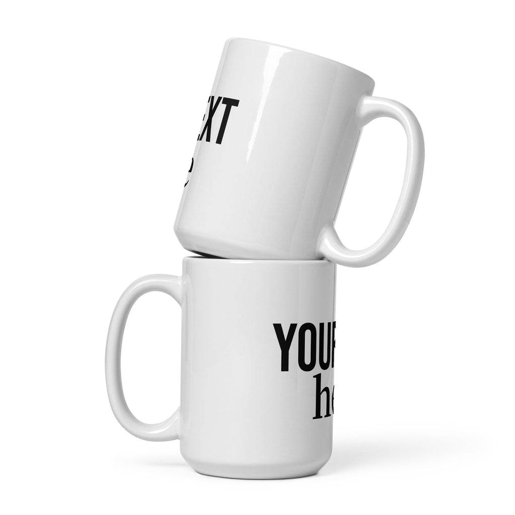 This customizable ceramic mug comes in clean white with a comfortable handle. Your logo can be printed right in the center of the cup, and three sizes (11oz, 15oz, 20oz) are available for you to pick from. Crafted from smooth ceramic, it offers a silky touch when you hold it.