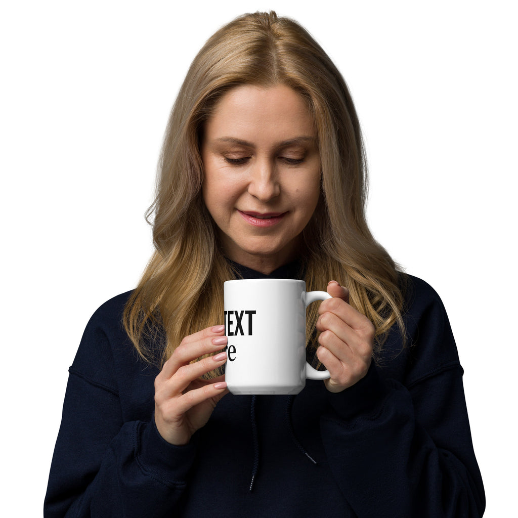 This customizable ceramic mug comes in clean white with a comfortable handle. Your logo can be printed right in the center of the cup, and three sizes (11oz, 15oz, 20oz) are available for you to pick from. Crafted from smooth ceramic, it offers a silky touch when you hold it.