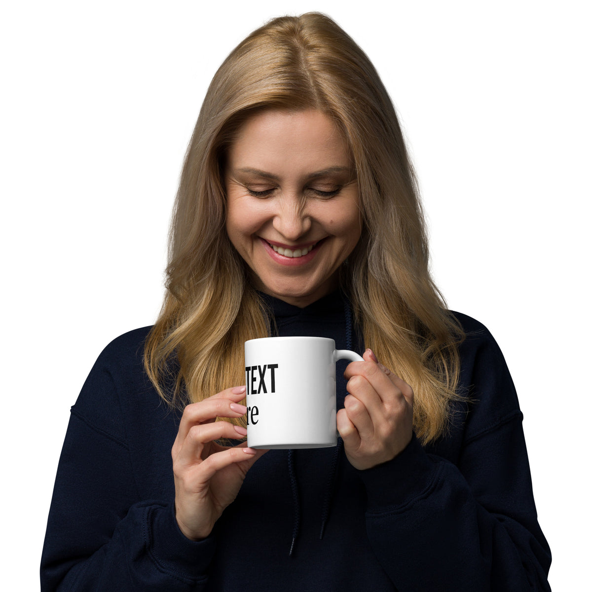 This customizable ceramic mug comes in clean white with a comfortable handle. Your logo can be printed right in the center of the cup, and three sizes (11oz, 15oz, 20oz) are available for you to pick from. Crafted from smooth ceramic, it offers a silky touch when you hold it.